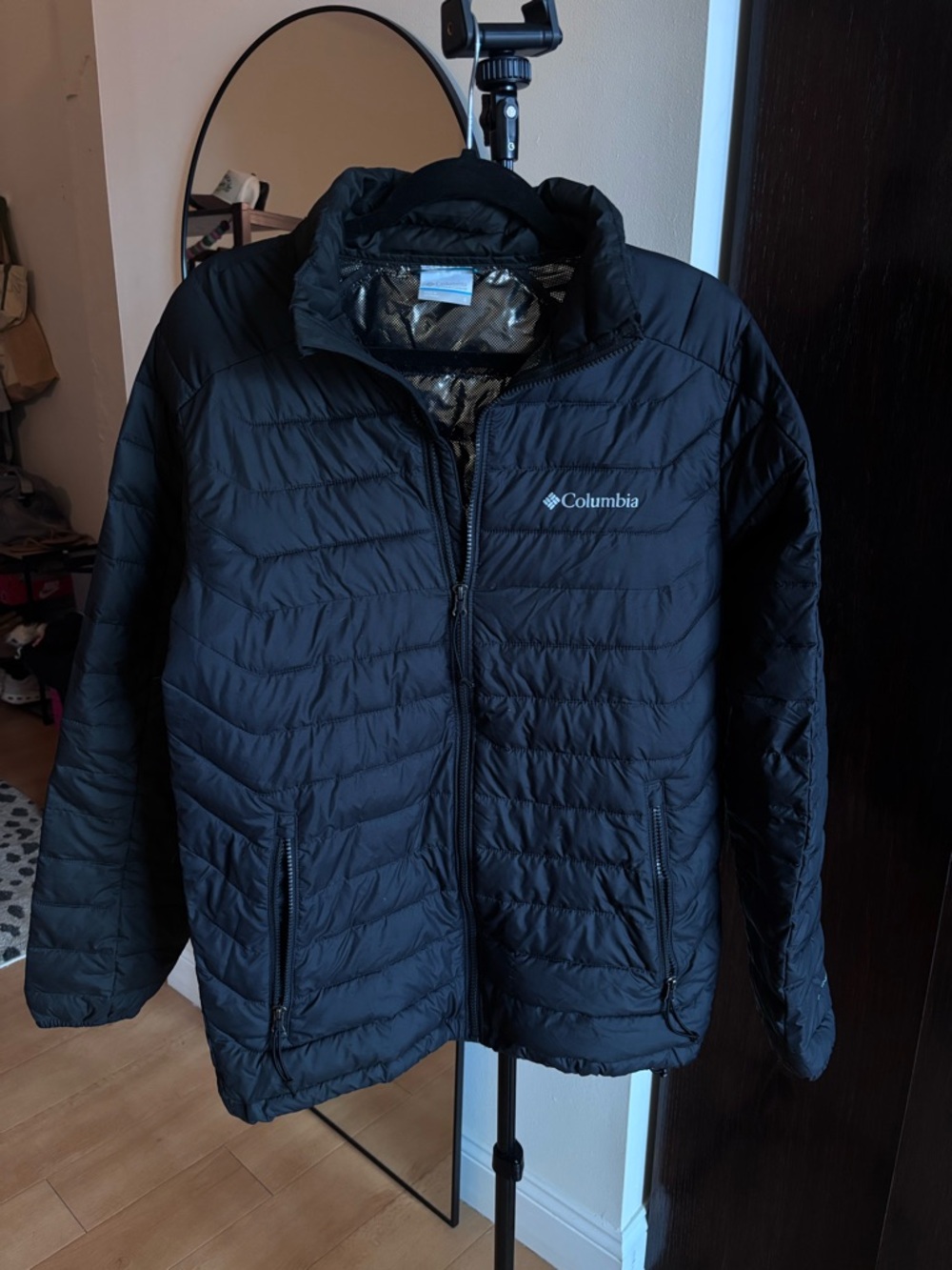 Columbia Men’s Black Quilted Puffer Jacket